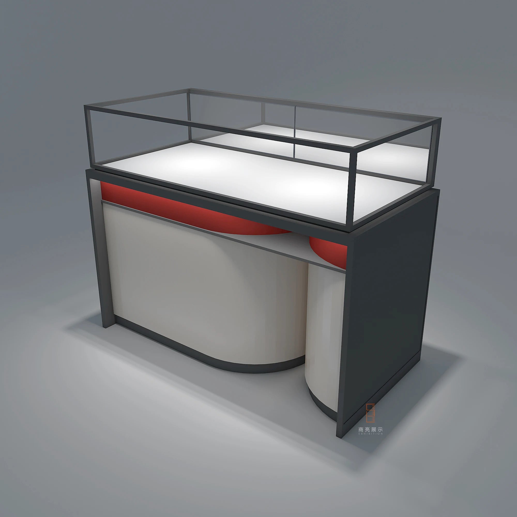 Brand Display Cabinet Jewelry Vitrine Display Portable Led Light for Jewelry Cabinet Luxury Jewelry Cabinet with Mirror and Lock