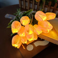 Wholesale Artificial Flowers LED Light Simulation Tulip Flower Lamp LED String Light for Birthday Wedding Christmas Decorations