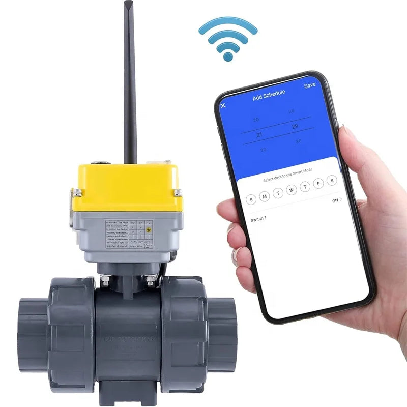 WIFI Intelligent Electric Actuator360Degree90DegreeDC/AC Electric Rotary Actuator Electric Valve Actuator