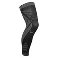 Customized Long Length Knee Sleeve Knitting Compression Anti-Slip Strips for Basketball Football Sports-Fitness Safety