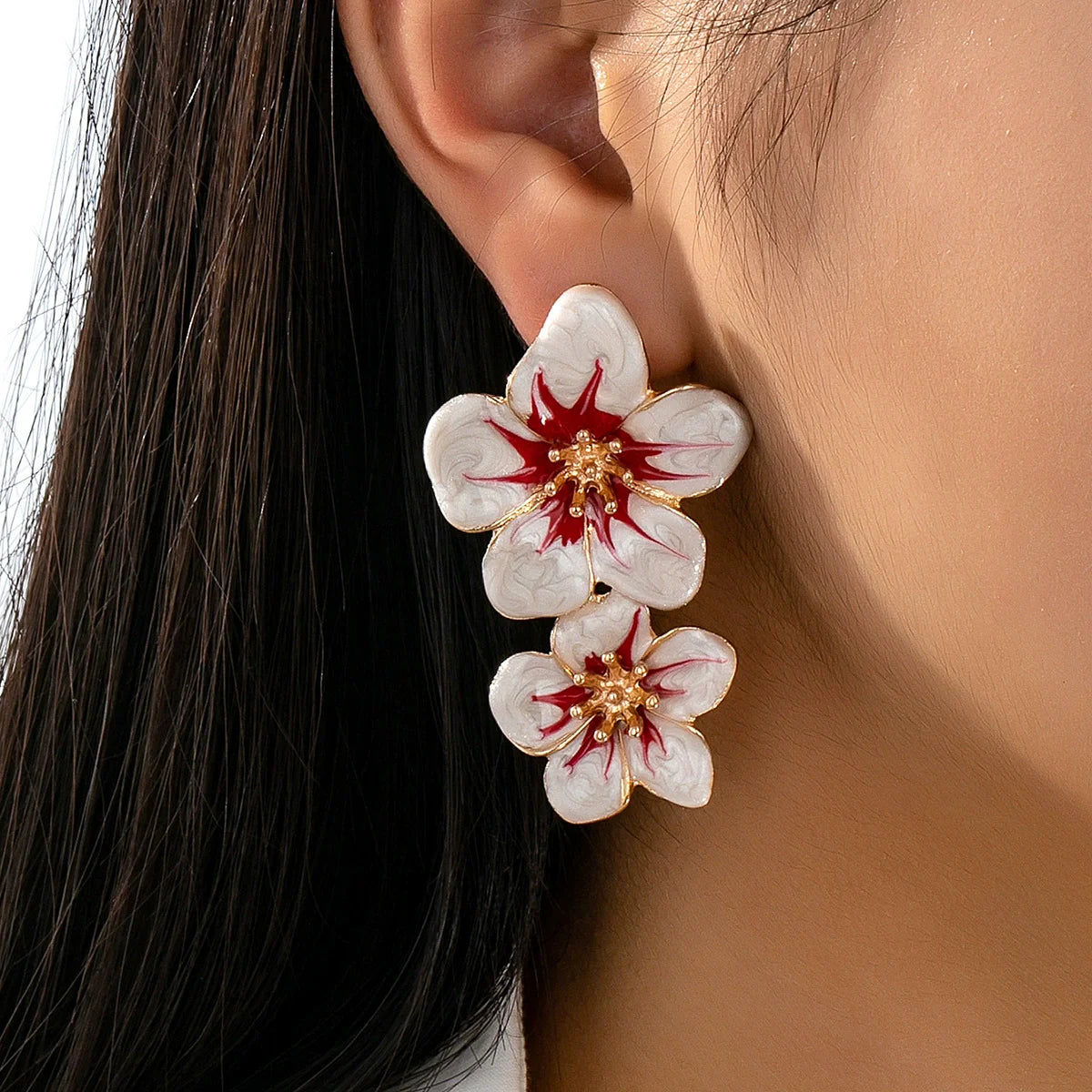 Fashion Flower  Drop Earrings for Women Jewelry Shop Wholesale N230808