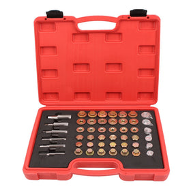 64/114PCS Professional Oil Pan Thread Repair Set Portable Automotive Crankcase Gearbox Drain Plug Tool