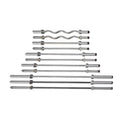 Factory Outlet Iron Grips Adjustable Barbell Rod Set Weightlifting Curl Barbell bar for Gym