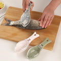 Manual Removable Plastic Fish Scale Clean Scraper Seafood Tools With Cover Kitchen Household Gadgets