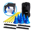 USMILEPET Eco-Friendly Plastic Jump Hurdle Cone Dog Agility Training Set (Five/Seven-Piece) for Pet Training Centers