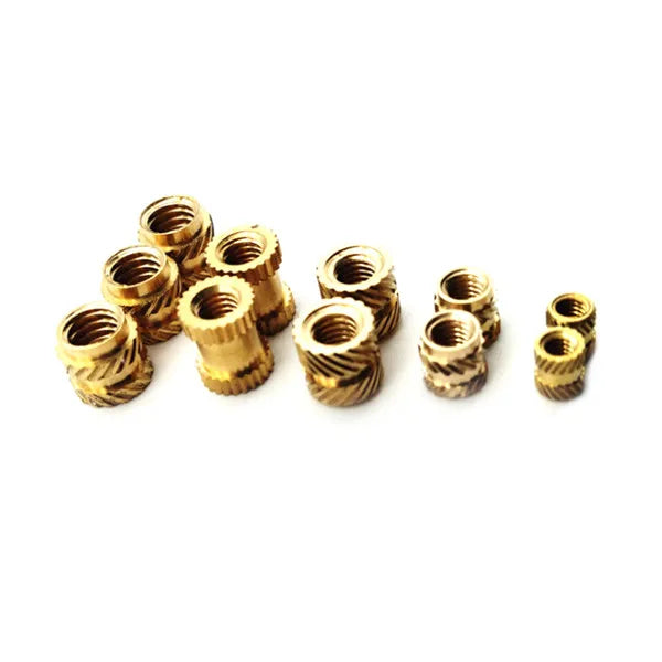 Wholesale M1-M10 Brass Insert Nut Tin Finish Hex Round Rivet Knurled Thread for Mining and Healthcare Applications