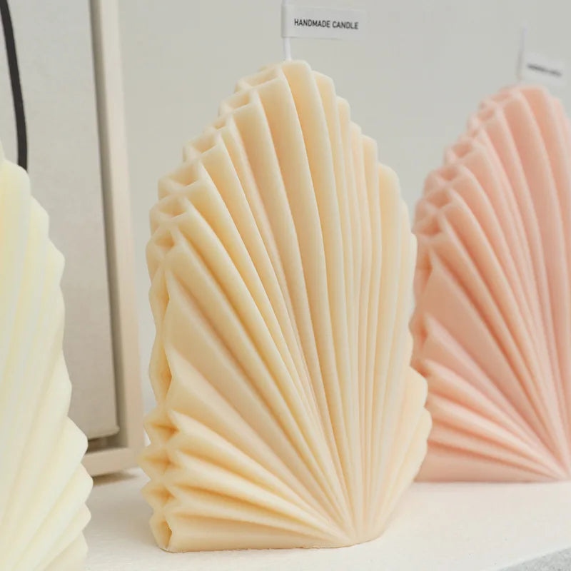 Wholesale Creative Ins Wind Large Shell Shape Art Home Decoration Manual Smokeless Scented Candle