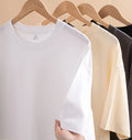ET-002 Blank 250gsm Adult Tee Custom Logo Low MOQ 100% Cotton Men Oversized T Shirt Regular T-shirt
