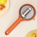 Wholesale Custom Multifunctional Storage Peeler Fruit Knife Stainless Steel Vegetable Peeling Melon Planer Splash-proof Peeler
