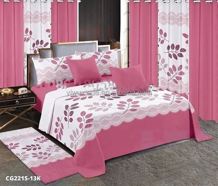 Curtains and Bedsheets Cheap Bedsheet and Curtain Set 12 Piece Bedding Sets with Curtains Fitted Sheet Cartoon Anime Bed Sheets