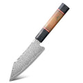 Popular Japanese handmade petty utility Knife  67 Layers Damascus Steel Rose Pattern fruit knife with Fluorescent Handle