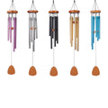 Metal Wind Chime 26 Inch 6-tube Wind Chime Hanging Decoration 5-color Home Balcony Small Gift