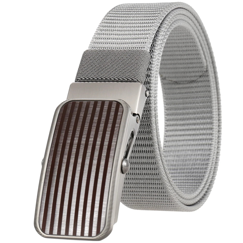 LY36-23557-1 OEM ODM Factory Price Roller Buckle Belt Men's Nylon Braided Belt Men's Braided Belts