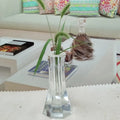 Beautiful Home Decorative Small Glass Flower Vase Cheap clear Glass Crystal Vases