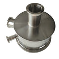 Stainless Steel 304/316 Tube Connector with Standard Flanges for Vacuum Molecular Pump ISO200 Model 1 Piece