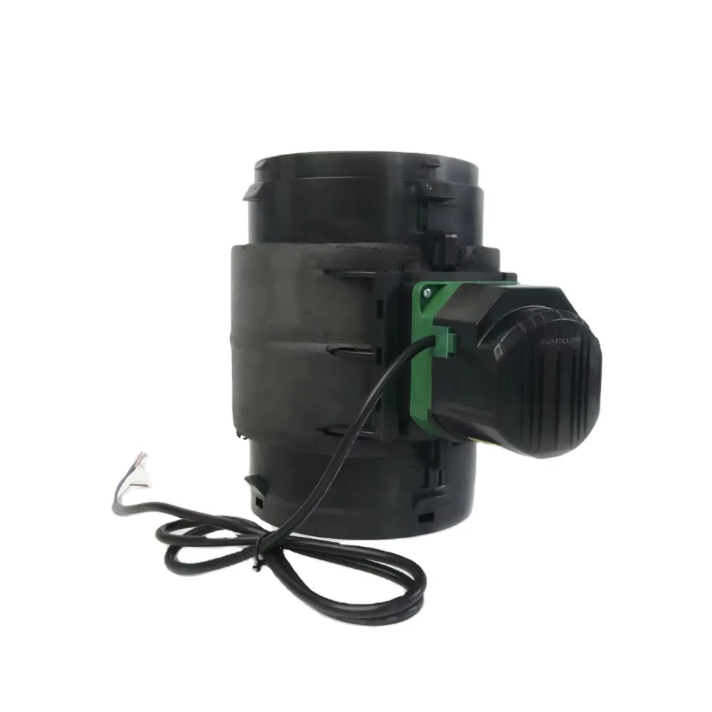 Plastic air Conditioning Ventilation Hvac 240v Round Adjustable Regulating Motor Electric air Duct Volume Control Damper