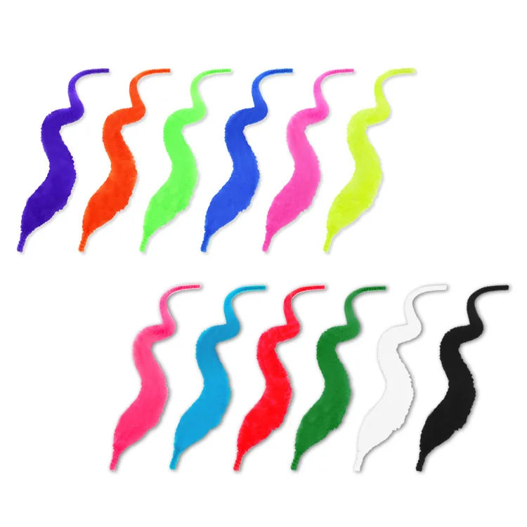 Mix Color Magnum Dragon Tail Pike Saltwater Fly Tying Material Streamer Steel Head 22cm River Lake Stream