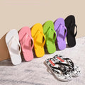 Men's and Women's High-Grade Beach Slippers with Custom Logo Printing - Flip Flops for Outer Wear