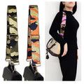 Meetee B-S285 5cm New Camouflage Shiny Golden Silk Webbing Bag Strap