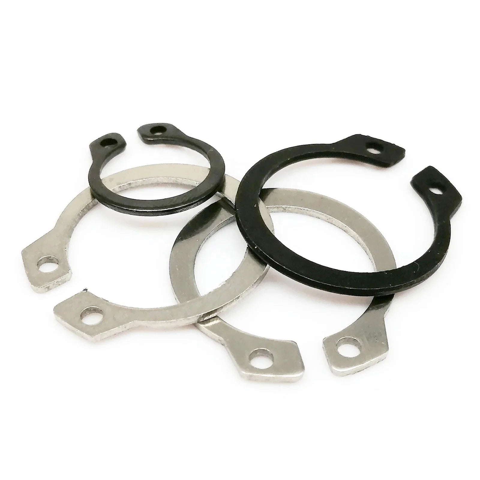 M3 M4 M5 M6 M7 to M40 GB894 304 Stainless Steel Black 65mn Manganese Bearings Shaft Retaining Clip Ring  C Type External Circlip