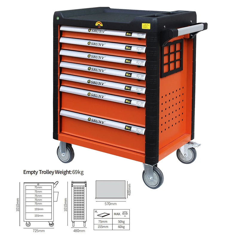 234pcs Tool Box Set Mechanic Mechanic Tools Repair Tool Cabinet