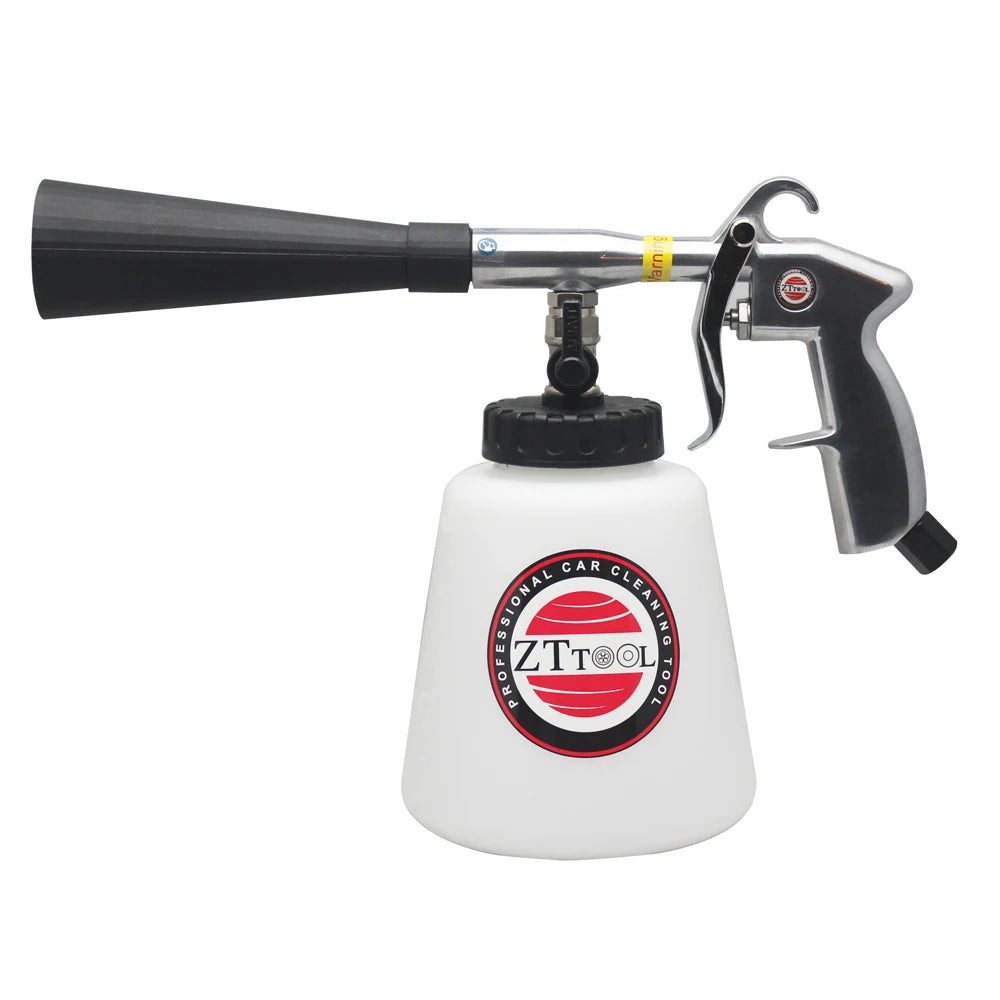 ZTTOOL Tornado Black Car Cleaning Gun with 6.2-8 Bar Pressure for Interior/Exterior Use in Car Detailing Tools