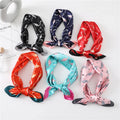 Explosive Silk Scarf Small square Scarf Summer Thin Fashion All-match Temperament Stewardess Small Scarf Headband