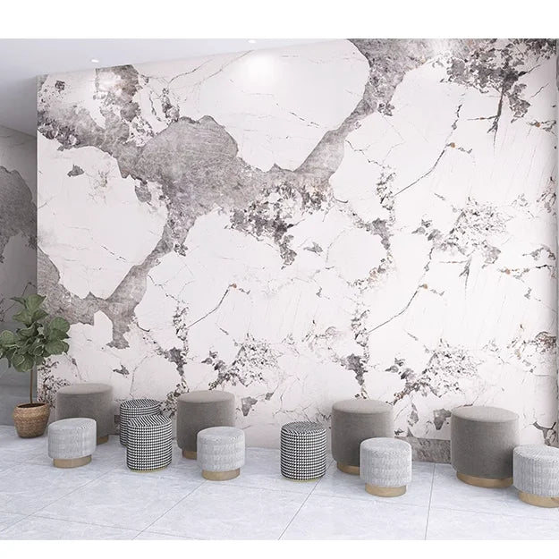 Waterproof Pvc Wall Panel Marble Living Room Hotel Villa Decorative Sheet