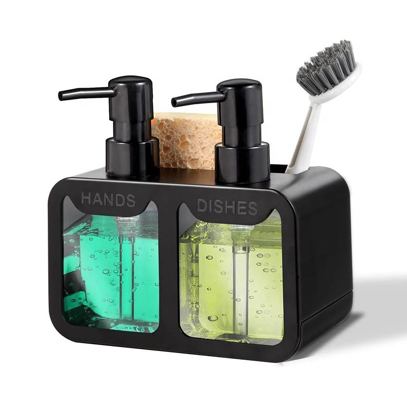 Hot Selling Hotel Soap and Shampoo Dispenser Kitchen Cleaning Brush with Soap Dispenser Bottle Soap Dispensers