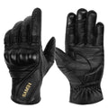Retro Summer Winter Men Touchscreen Leather Motorcycle Riding Gloves Motocross Racing Gloves Anti-Fall Motorbike Cycling Gloves