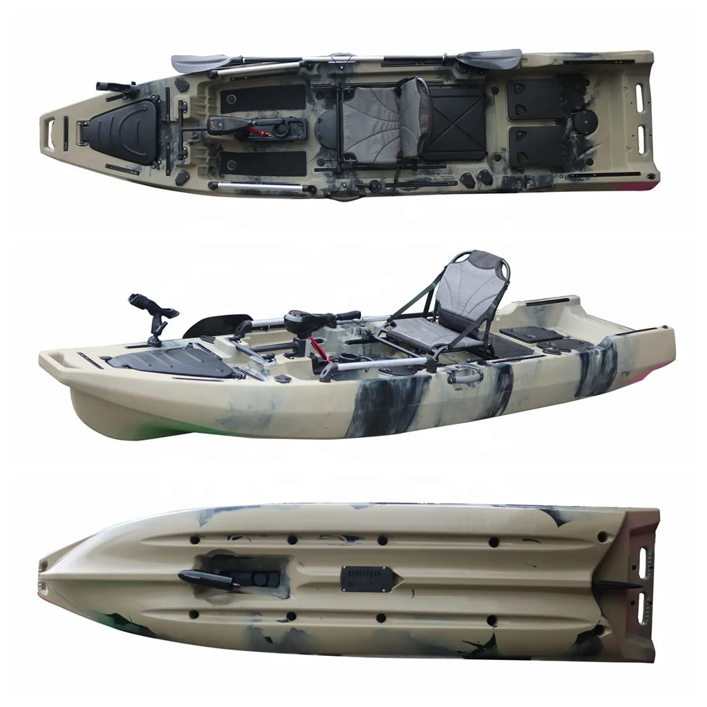 Pedal Kayak electric Trolling Motor Propeller Pedal Drive Kayak Single Person Sit on Top Fishing for Sale Vicking 380 CM CE