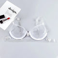 New Fashion Women's Sexy Bras Adjustable Strap PU Bra Transparent Clear Plastic Push-up Halter Size 32-42 Trade Assurance TPU