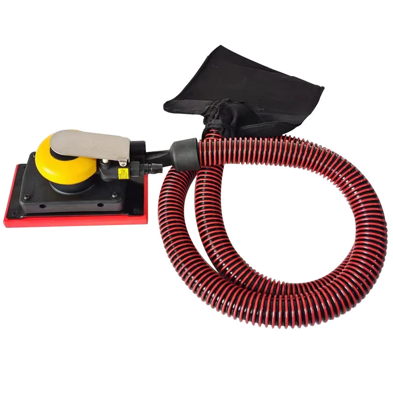 93*175MM 4+4 Rectangular 8-Hole Pneumatic Grinding Aircraft Center Vacuum Car Putty Spray Paint  Air Sandpaper Tool for FESTOOL