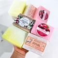 OEM Rose Exfoliate Pink Darkening Mild Cleaning Inhibiting Bacteria Whitening Soap Whitening for Women