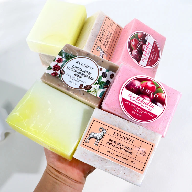 OEM Rose Exfoliate Pink Darkening Mild Cleaning Inhibiting Bacteria Whitening Soap Whitening for Women
