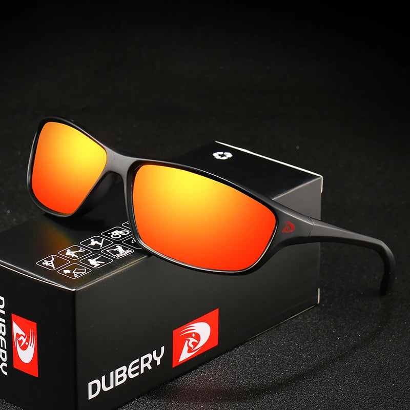 DUBERY Polarized Sunglasses Men UV400 Protection Sport Oem Custom logo Plastic Outdoor  D135 Sunglasses Manufacture 2025