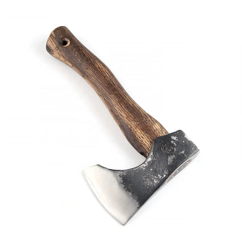 LHZC6 Versatile Tools 1lbs Short Axes Wooden Handle Varies Tasks Hatchets Efficient Chopping axe