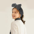 Girl Makeup Washing Face Hair Band Fluffy Headbands With Bows Washing Face Shower Bow Facial Spa Hairband