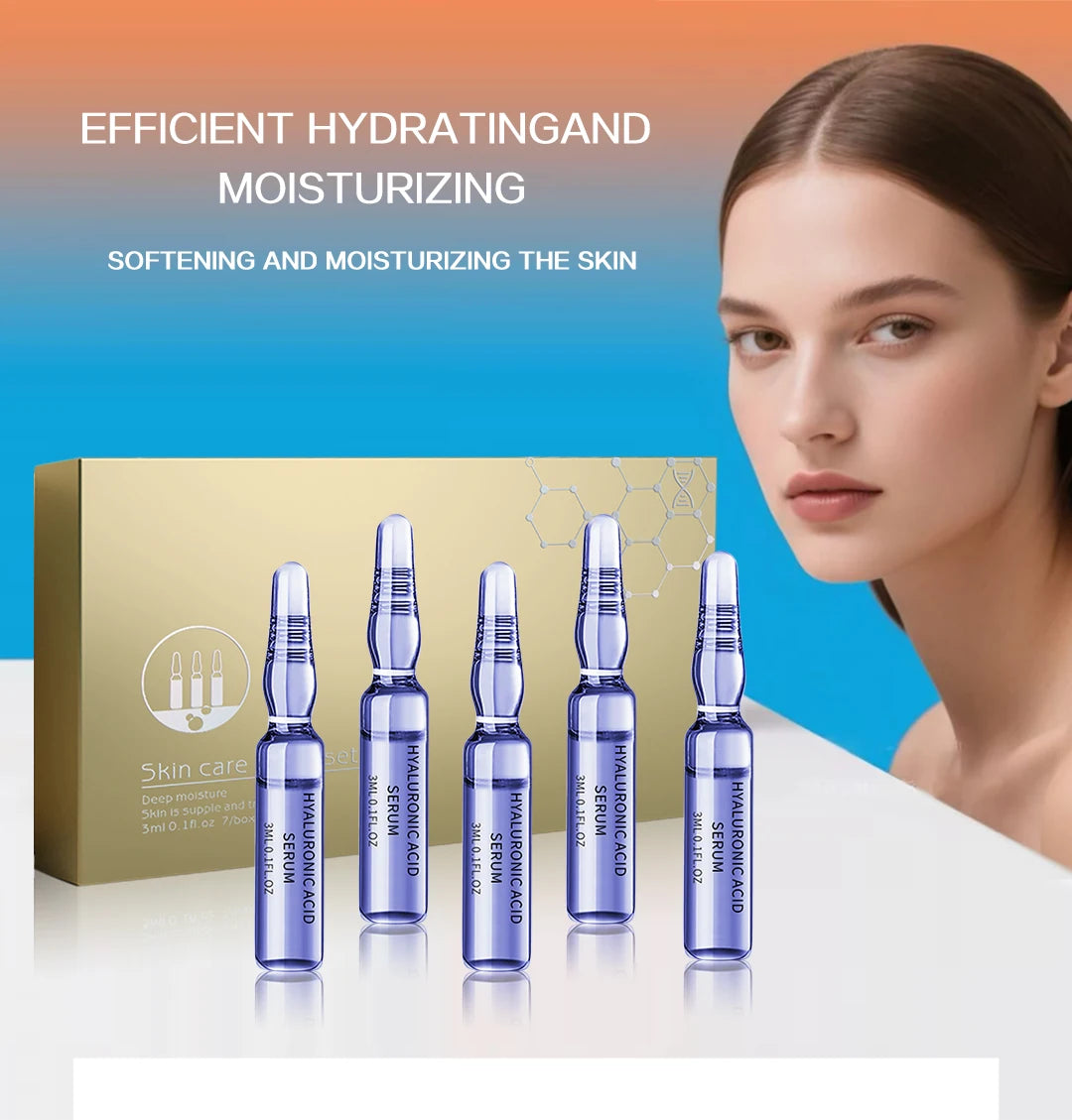 OEM/ODM Private Label Beauty Salon Customizable Facial Moisturize Hyaluronic Acid Serum Hydrating Ampoule Skin Care Face Serum