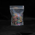 Biodegradable White Resealable Foil Pouch Bags Flat Bottom Mylar Stand up for Food & Shopping Packaging Smell Proof