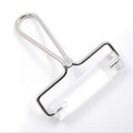 Cpatrick New 10cm Non-Stick Clear Acrylic Clay Roller with Steel Handle