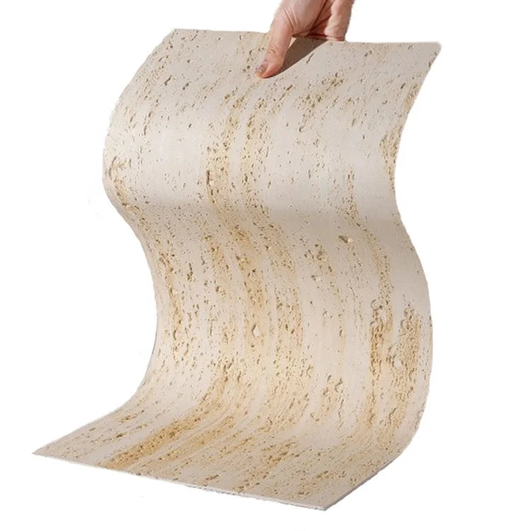 Flexible Stone Veneer Hotel Building Walls Indoor and Outdoor Waterproofing Easy to Install Wall Cladding with MCM Ceramic Tiles