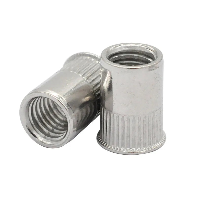 M3-M12 Stainless Steel 304 Small Countersunk Reduced Head Knurled Rivet Nuts