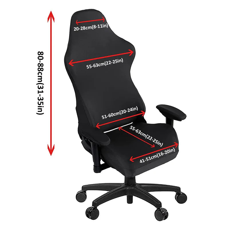 General Size Washable Dust Proof Gaming Chair Cover 200 Gsm Polyester Stretchable High Elastic E-sports Corn Kernel Chair Cover