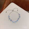 Fashion Jewelry Diamond Bracelet. the Crystal Zircon Bracelet Is Adjustable by Pulling