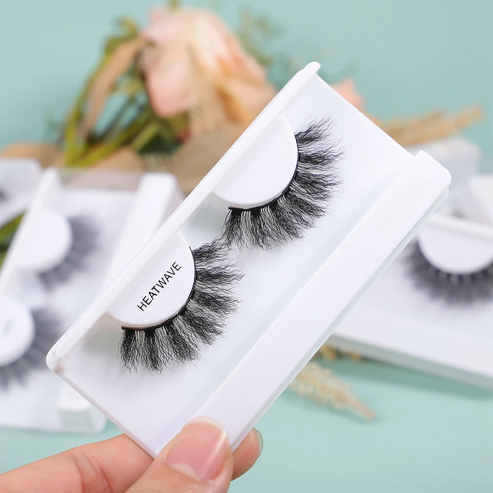 Fluffy Volume False Eyelashes 12 Styles Wispy Lashes Wholesale Private Label DIY Eyelash Extensions Supplies for Makeup Salon MegaBDM