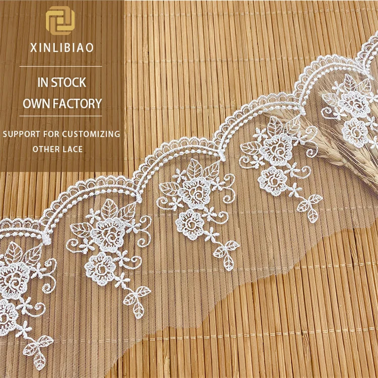 Water Soluble Mesh Lace Lace Embroidered Wave Lolita Dress Accessories Skirt Cuff Clothing Accessories