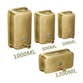 Bathroom Hotel Wall Mounted Hand Foam Soap Dispenser Stainless Steel Shampoo Dispenser