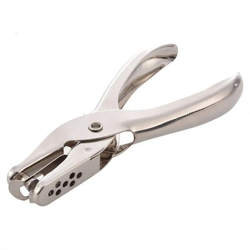 Single Round Hole Punch for School and Office 3MM Metal Plier Paper Essential Stationery