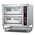 Commercial Pizza Oven Pizza Double Deck Electric OvenStainless Steel for Restaurant Home Pizza Baking